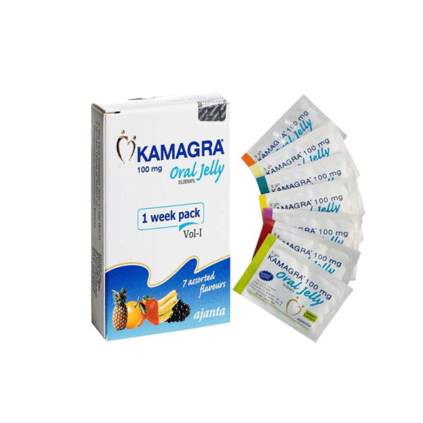 Kamagra Jelly/Камагра, желе пищевое, для эрекции, 7 шт.