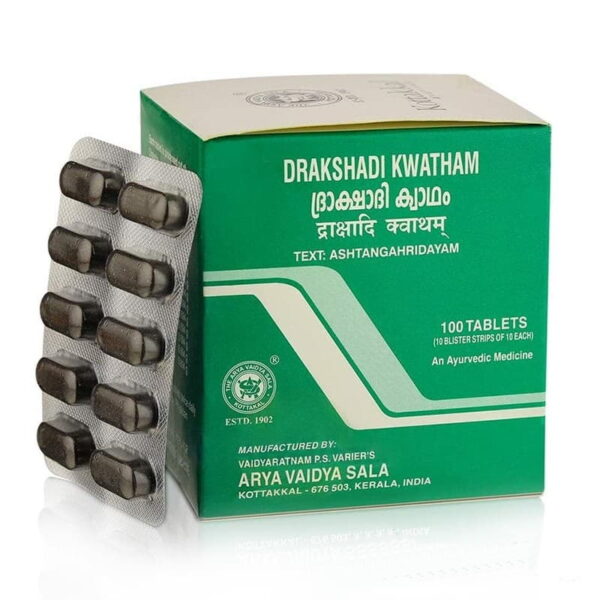 Drakshadi Kwatham/Дракшади Кватхам, для укрепления нервной системы, 100 шт.