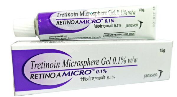 Tretinoin Microsphere Retino-A/Третиноин Микросфер, гель для кожи, 0,1%, 15 г