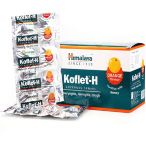 Koflet-H ORANGE Леденцы от кашля и боли в горле, апельсин, 60 шт.