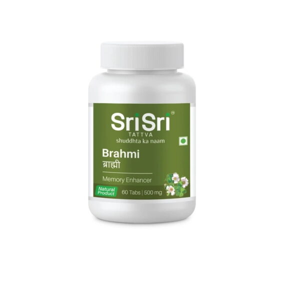Brahmi/Брахми в таблетках, тоник для стимуляции активности мозга, 60 шт.