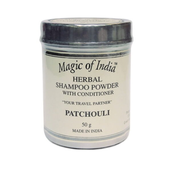 Shampoo Powder PATCHOULI/Пачули, Сухой травяной шампунь-кондиционер (2в1), 50 г