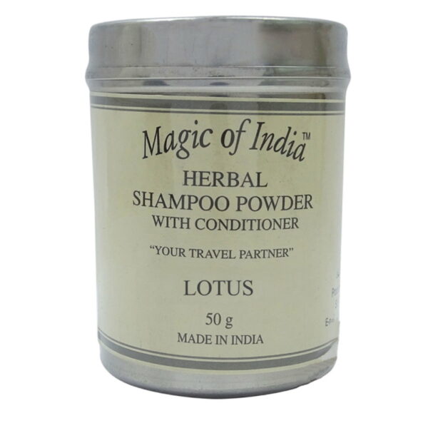 Shampoo Powder LOTUS/Лотос, Сухой травяной шампунь-кондиционер (2в1), 50 г