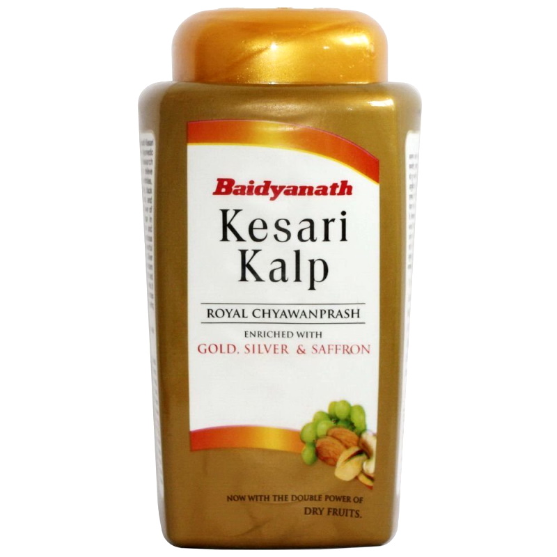 Kesari Kalp Chyawanprash/Кесари Кальп, чаванпраш королевский, с золотом, серебром и шафраном, 500 г