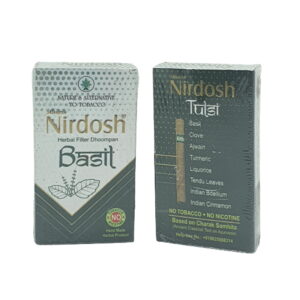 Nirdosh/Нирдош, травяные сигареты с базиликом, без табака и никотина, 10 шт.