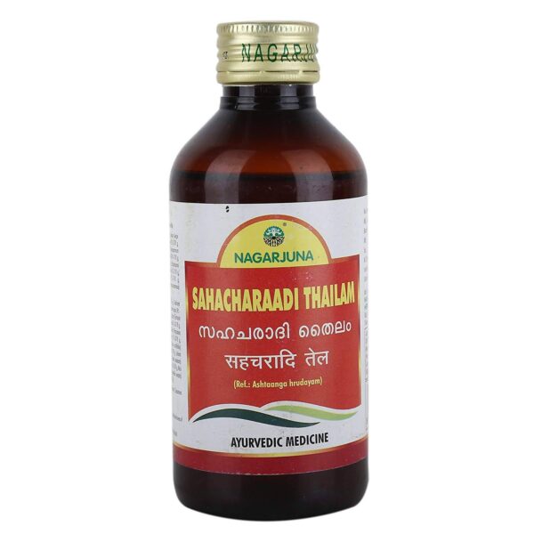 Sahacharaadi Thailam/Сахачаради Тайлам, масло для сосудов, от варикоза и онемения ног, 200 мл