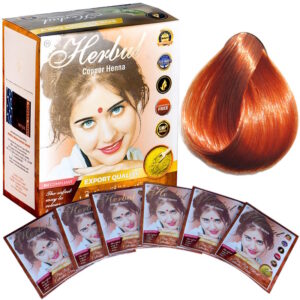 Copper Henna/Индийская хна натуральная, медь, 6 шт.*10 г