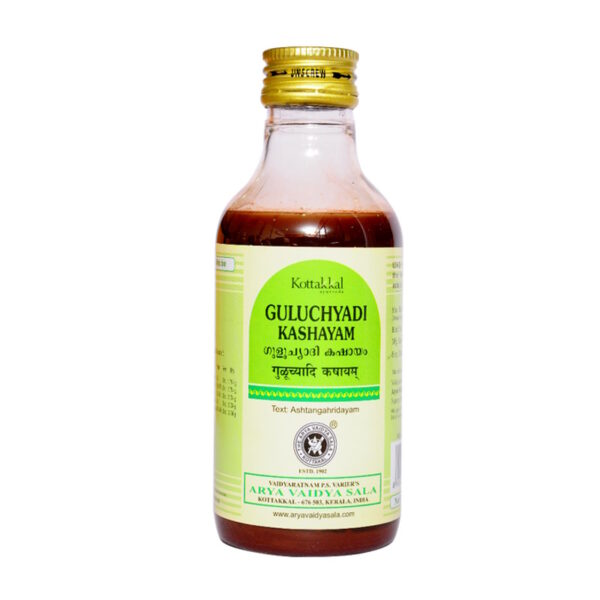 Guluchyadi Kashayam/Гулучади Кашаям, тоник для иммунной системы и пищеварения, 200 мл