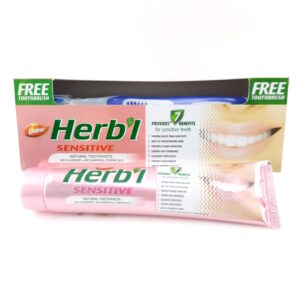 Herb’l Sensitive Комплект: Зубная паста для чувствительных зубов и дёсен, 150 г + зубная щётка