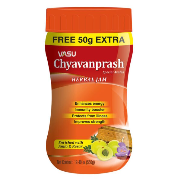 Chyavanprash Herbal Jam/Чаванпраш, джем для иммунитета и долголетия, 550 г