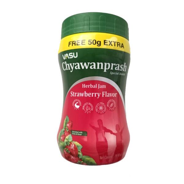 Chyawanprash Strawberry Flavor/Чаванпраш со вкусом клубники, для иммунитета и жизненной силы, 550 г