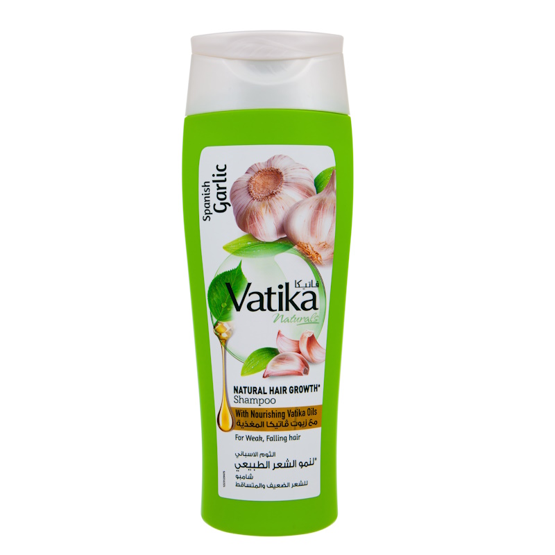 Vatika Garlic/Шампунь с чесноком, для роста и против выпадения волос, 400 мл
