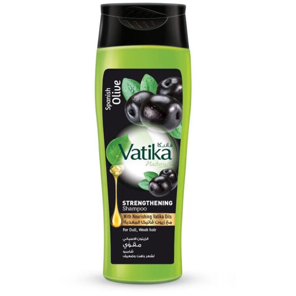 Vatika Olive/Шампунь с оливой, для тусклых, безжизненных волос, 400 мл