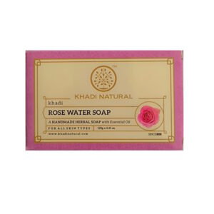 Rose Water Soap, глицериновое мыло ручной работы, с розовым маслом, 125 г