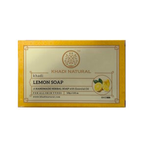 Lemon Soap, глицериновое мыло ручной работы, с маслом лимона, 125 г