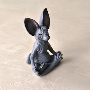 Статуэтка Котик “сфинкс” в медитации, размер 4х4х8 см
