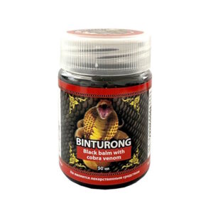 Binturong Black Balm/Бинтуронг, тайский бальзам обезболивающий, с ядом кобры, 50 г