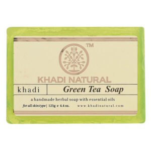 Green Tea Soap, глицериновое мыло ручной работы, с зелёным чаем, 125 г